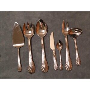 Yamazaki Cove Stainless Flatware Serving Set 7 Pc